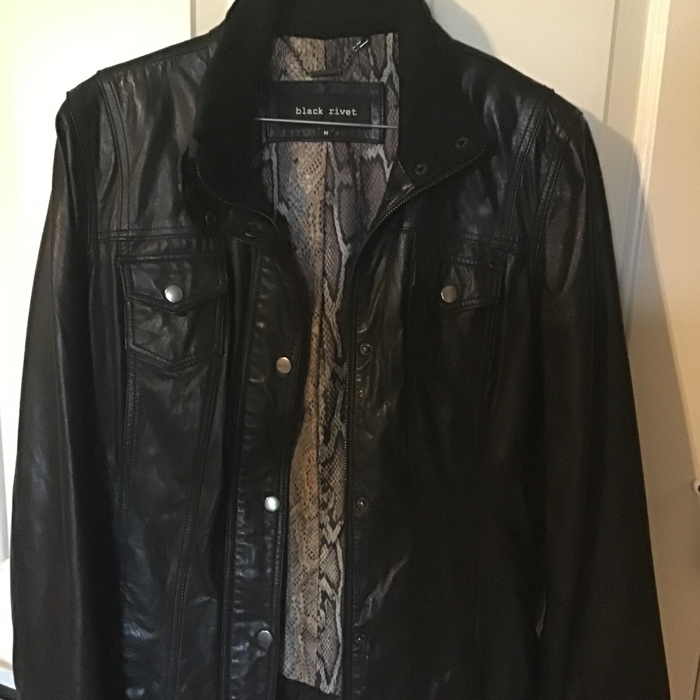 Black Rivet Jacket - image 1